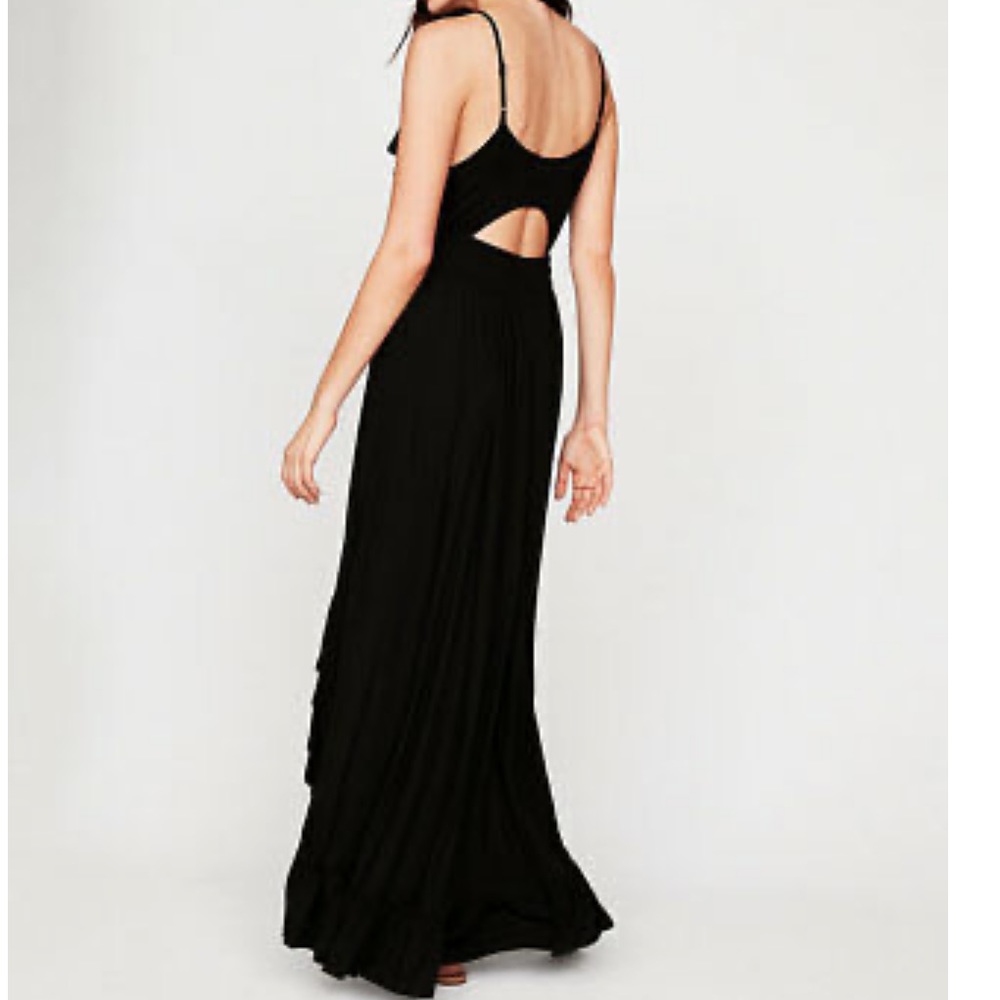 Express Ruffle Front Maxi Dress - Picture 2 of 7